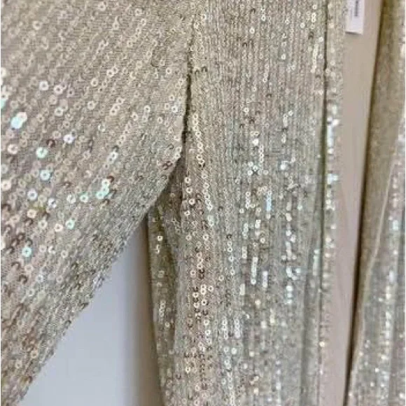 BB Dakota by STEVE MADDEN ~ Show Stopper Sequin Duster Jacket - Picture 10 of 11